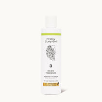 Bye Bye Frizz Serum | Pretty Curly Girl | Curly girl method approved | Vegan curly hair products | Krullen | Krullend haar | Anti-frizz serum voor krullen | Hydrating hair serum for smooth and shiny curls | Curly girl approved