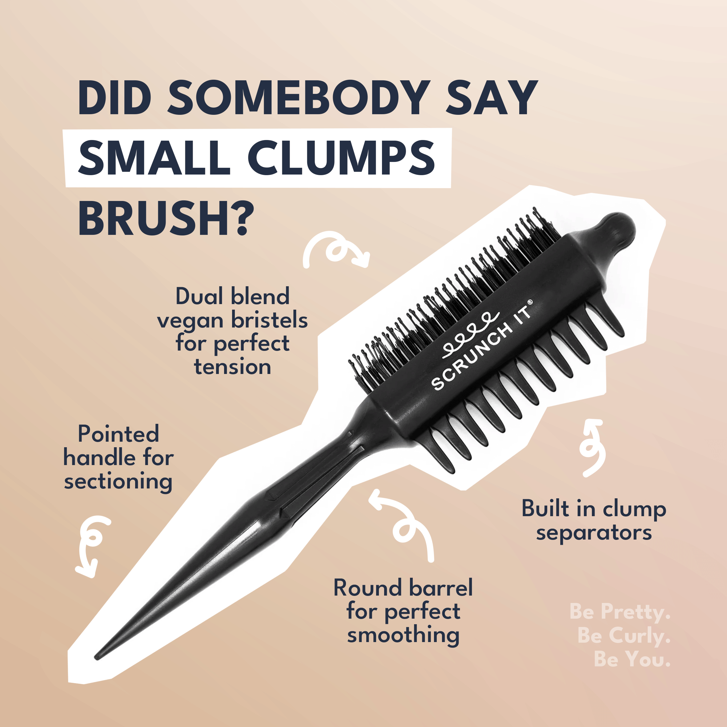 NEW: Scrunch it Volume small clump brush